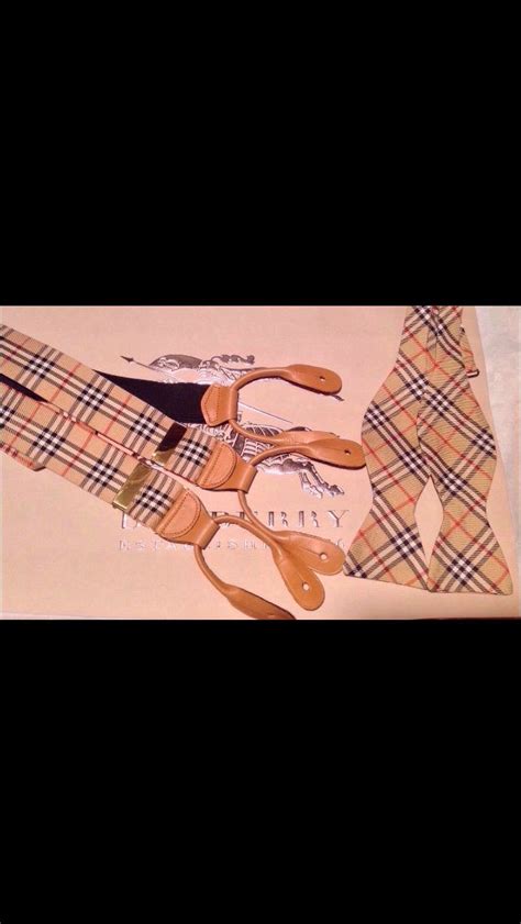 burberry pink cufflinks|burberry bow tie and suspenders.